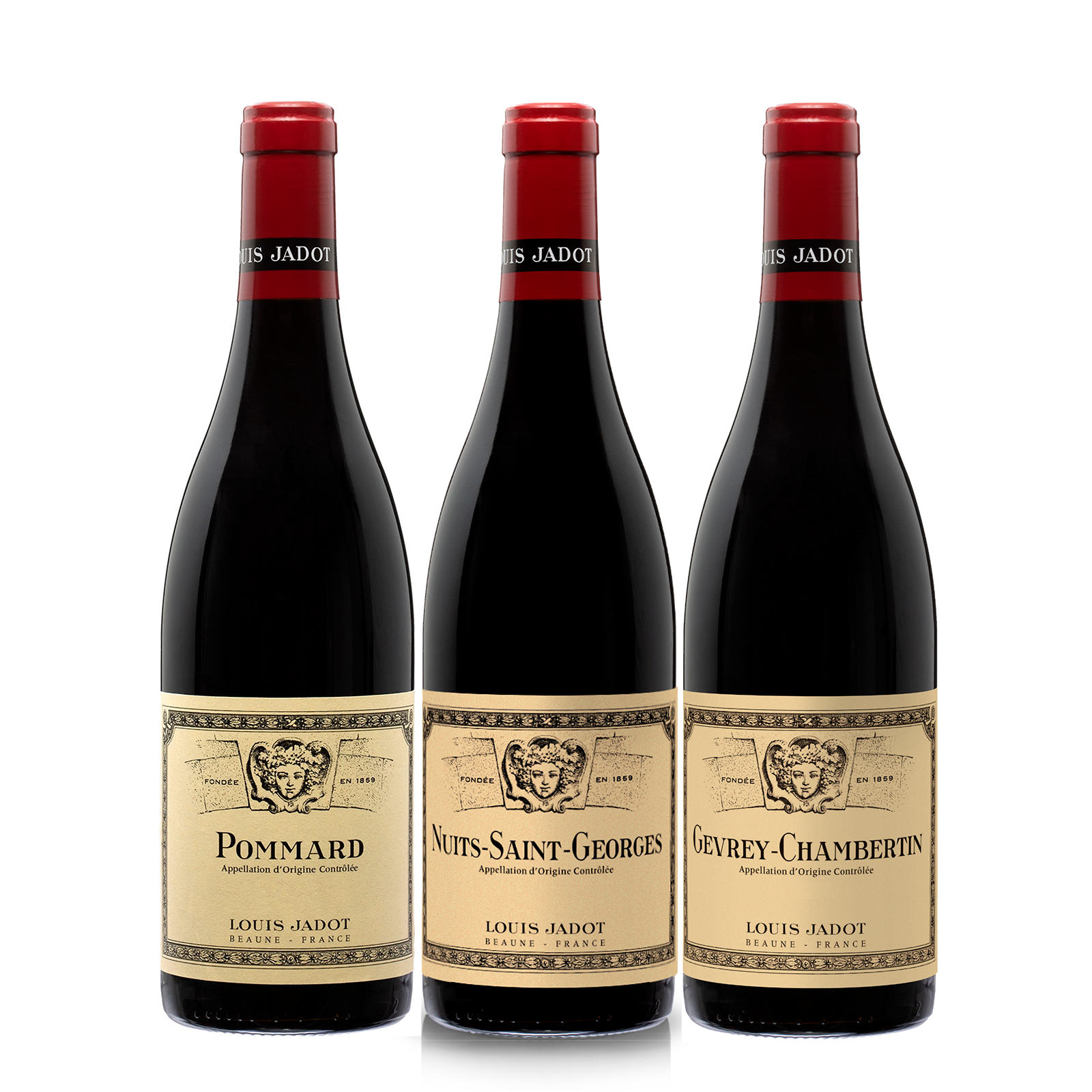 CAISSE BOIS <br> 3 GRANDS VILLAGES ROUGES